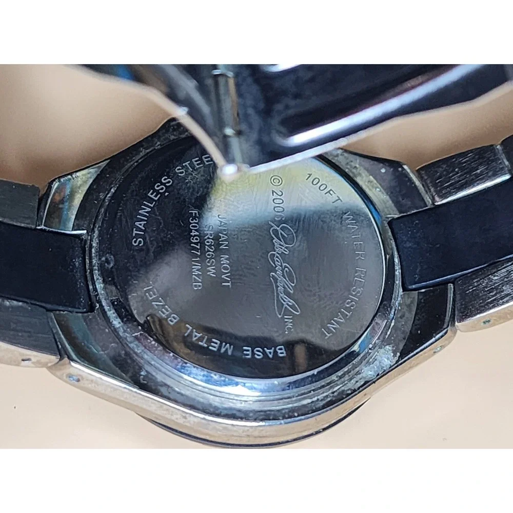 DALE EARNHARDT Jr #8 Watch  Silver & Black W/ Red Dial New Batt. FREE $HIPPING!!